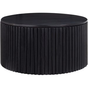 KIRKWOOD - Salontafel - Zwart - Mangohout