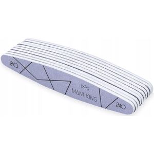 Nagelvijl Ellipse 180/240 - Hoogwaardige nagelvijlen voor manicure en pedicure - 10 stuks