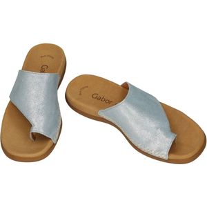 Gabor -Dames - aquamarijn - slippers & muiltjes - maat 37
