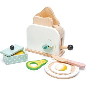 Tender Leaf Toys - Houten Ontbijtset met Broodrooster - Toaster Set