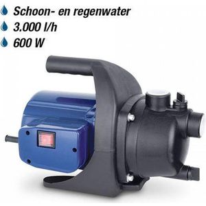 Hyundai waterpomp 600 W - 3000 liter per uur - Gebruiksvriendelijk en compact