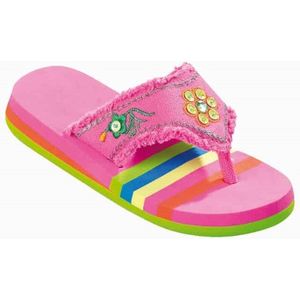 Beco - V-strap - kinder - teenslipper - pailletten - meisjes - maat 28