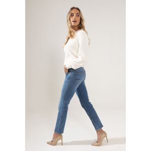 GARCIA Celia Dames Straight Fit Jeans Blauw - Maat W28 X L34
