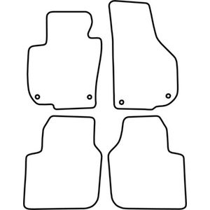 Mattenset Skoda Superb 2008 - 2015