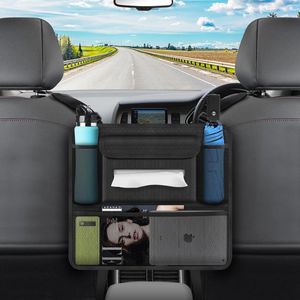 Tussen voorstoelen auto-organizer netvak opbergtas autotas middenconsole achterbank organizer voor snacks portemonnees dranken telefoon