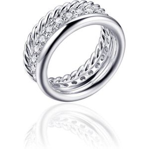 Gisser Jewels Zilver Ring Zilver R410