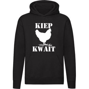 Kiep Kwait | Kip | Brabants | Dialect | Kippenboer | Boer | Boerin | Unisex | Trui | Hoodie | Sweater | Capuchon