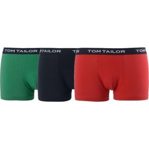 Tom Tailor Boxershort - Maat S --CONVERTMannen - rood/blauw/groen