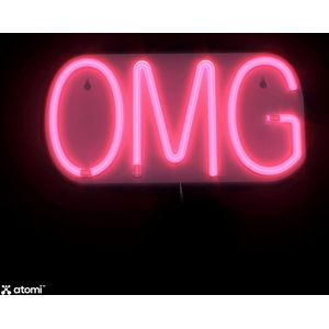 4LifeProducts- Neon verlichting - OMG - Neon lamp- Roze sfeerlicht - Neon sign- Neon Wandlamp - Party- Achtergrond - TIKTOK - cadeau - decoratie - LED
