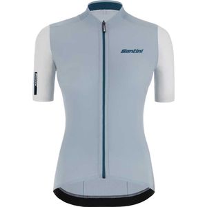 Santini Fietsshirt Korte mouwen Blauw Dames - Redux Stamina S/S Jersey For Women Silver Bullet - M