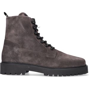 Nubikk Boots Logan Harbor Veterboots - Laarzen Met Veters - Heren - Grijs - Maat 46