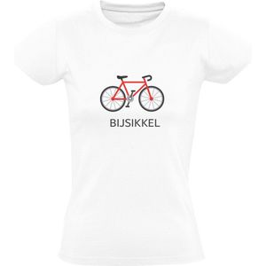 Bijsikkel Dames T-shirt | Fiets | Bycicle | Wielrennen | Fietsen | Mountainbike | Engels | Taal | Shirt