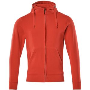 Mascot Crossover Capuchontrui met rits 51590-970 - signaalrood - 2XL