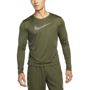 Nike - Dri-FIT UV Run Miler - Heren Sportshirt -L