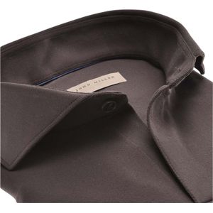 John Miller - Overhemd Bruin John Miller Tailored Fit Lange Mouw Overhemd Bruin 5140881-690