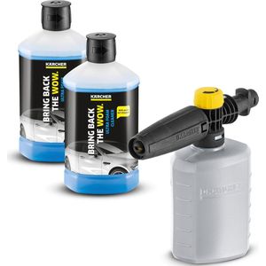 Kärcher Hogedrukreiniger Accessoire set FJ 6 Foam Jet - 2x Ultra Foam Cleaner RM 615 - regelbaar spuitniveau - tankinhoud 0,6L