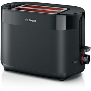 Bosch Broodrooster TAT2M123 - Zwart - 2 Sleuven - 950 W