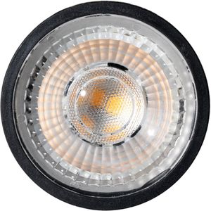 LUEDD GU10 dimbare LED lamp zwart 6W 450 lm 3000K