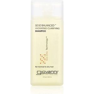 Giovanni - 50/50 Balanced Hydrating-Clarifying Shampoo - travelverpakking 60 ml