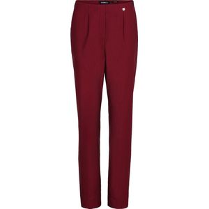 Robell Marie Dames Broek - Bordeaux Rood - Maat EU50