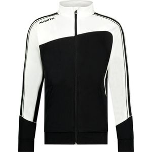 Masita | Trainingsjack Heren - Forza trainingsvest - Ademend en Licht Sportvest - BLACK/WHITE - 152