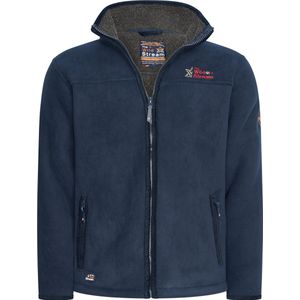Wildstream Heren Fleece-Jack-Teddy gevoerd-Vest-Navy-Maat L