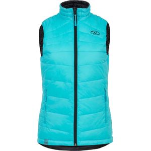 Highlander Bodywarmer Reversible Dames Turquoise/zwart Maat Xs