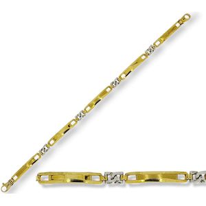 Gouden Heren Armband 21 cm 5.5 mm 14 karaats