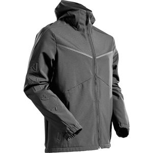 MASCOT Customized Softshell jas capuchon - 22102-649 - steengrijs - maat L