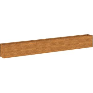 vidaXL - Plantenbak - verhoogd - 578x50x69 - cm - cortenstaal
