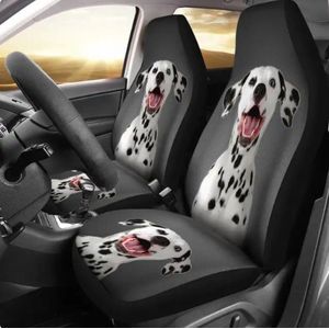 Stoelhoezen auto - Universeel - Stoelhoes voor in de auto - stoelovertrek - Dalmatiër - hond