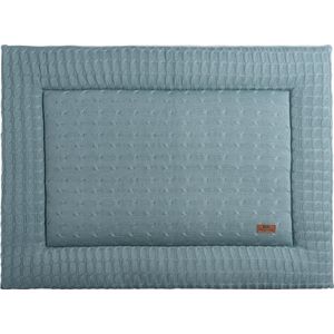 Baby's Only Gebreid boxkleed Cable - Parklegger - Speelkleed - Stonegreen - 80x100 cm - Extra dik - Boxmatras - Tweezijdig te gebruiken