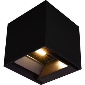 V-TAC VT-409CCT-B Sensor Wandlamp op zonne-energie - IP65 - Zwart - 9W- 800 Lumen - 3IN1