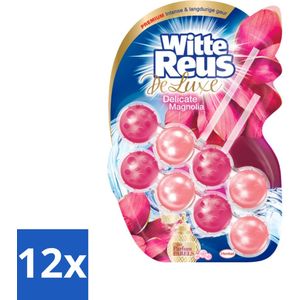Witte Reus - Toiletblok - DeLuxe Delicate Magnolia - 2 Toiletblokken - Voordeelverpakking - 12 stuks