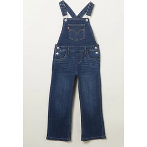 Levi's Tuinbroek van denim met donkere wassing - Maat 10A/ 140