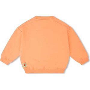 Hooray sweater 15 Solid with artwork Oilily Smiley logo Orange: 140/10yr