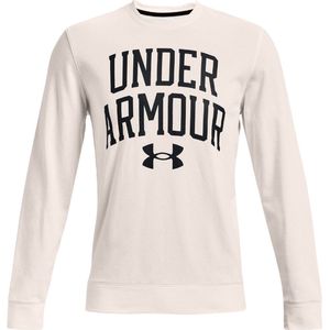 Under Armour Rival Terry Crew 1361561-112, Mannen, Wit, Sweatshirt, maat: M