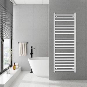 Radiatorconnect handdoekradiator wit-recht-zij aansluiting B 600 x H 700.