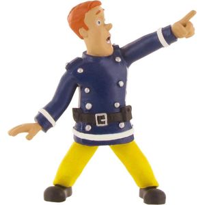 Comansi Speelfiguur Fireman Sam: Fireman Sam 8 Cm Blauw/geel