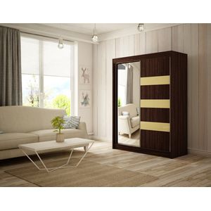 Lotse Wenge + lacobel Wanilla 200 Arton schuifkast