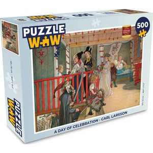 Puzzel A day of celebration - Carl Larsson - Legpuzzel - Puzzel 500 stukjes