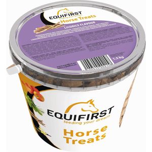 Equifirst Horse Treats Licorice 1.5 kg - Paardensnack - Zoethout