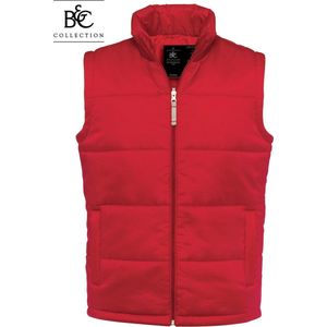 B&C Collection Heren Bodywarmer Maat L Kleur Rood