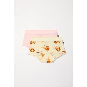 Woody 2 boxers meisjes – roze leeuwen - 241-10-SHD-Z/055 - maat 128