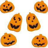 Horror raamstickers pompoenen 25 x 25 cm - Halloween feest decoratie - Horror stickers