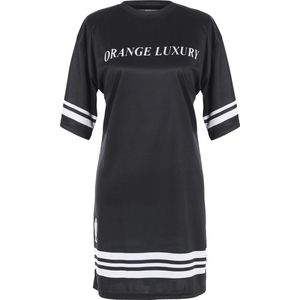 Orange Luxury Dames Jurk Sporty Zwart