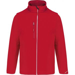 SportJas Unisex S Proact Lange mouw Sporty Red 95% Polyester, 5% Elasthan
