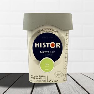 Histor Perfect Finish Lak Mat 0,75 liter - Dille