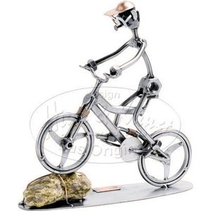 Hinz & Kunst smeedwerkfiguur ""Mountainbike
