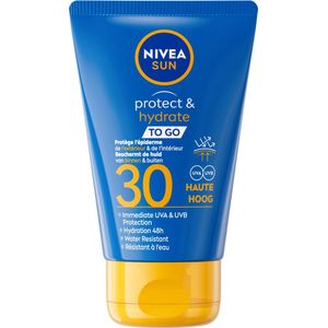 NIVEA SUN Protect & Hydrate Pocket Size Zonnemelk - SPF 30 - Waterbestendig - Trekt snel in - 50 ml